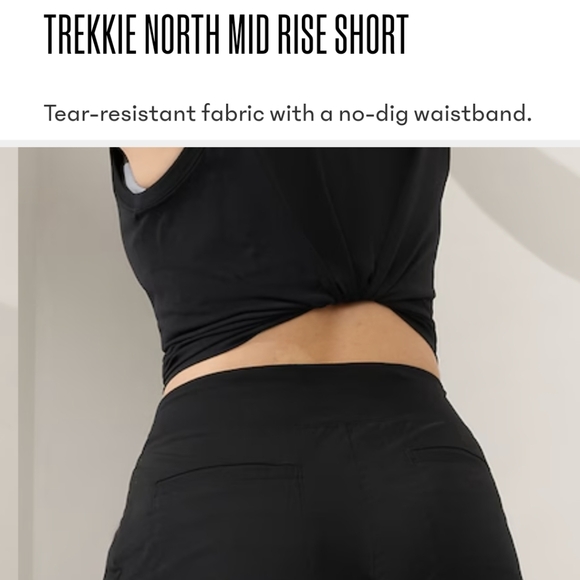 Trekki Athleta black shorts - Picture 2 of 5